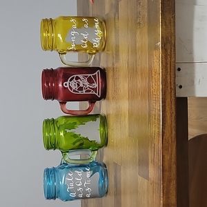 Beauty and the Beast themed cups